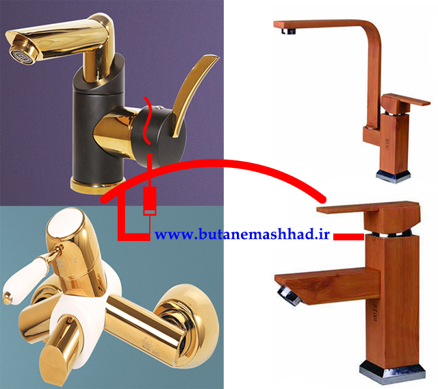 انواع شیرآلات ساختمان تاسیسات (بوتان)